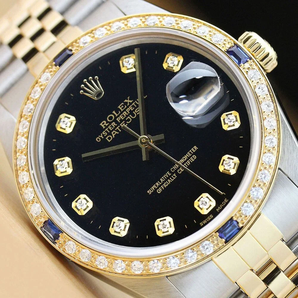 Rolex Men's Two Tone Diamond Watch! Mint! - Picture 1 of 8